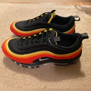 🌟SOLD🌟Nike Air Max 97 Black Chile Red Magma Orange
